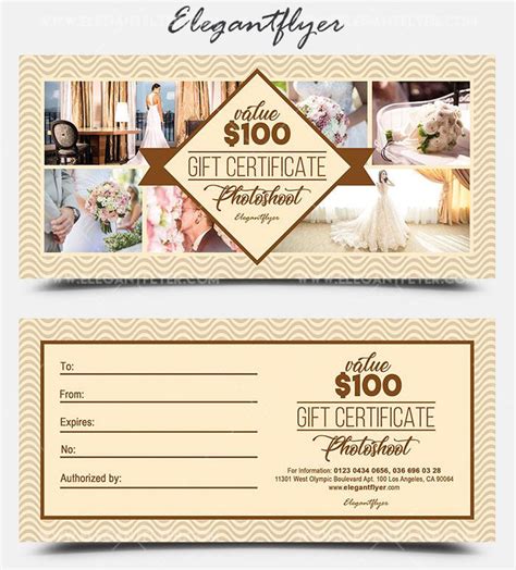 Company Gift Certificate Template | Gift certificate template, Photography gift certificate